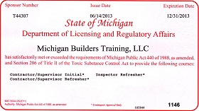 Asbestos Trainers License