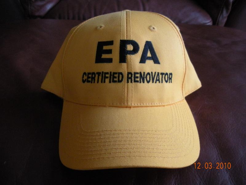 EPA Renovator Hats